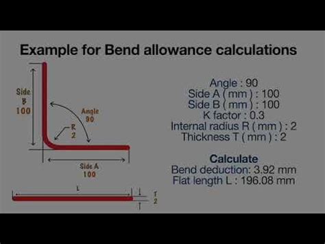 how to calculate sheet metal bend allowance|bend allowance and setback formulas.